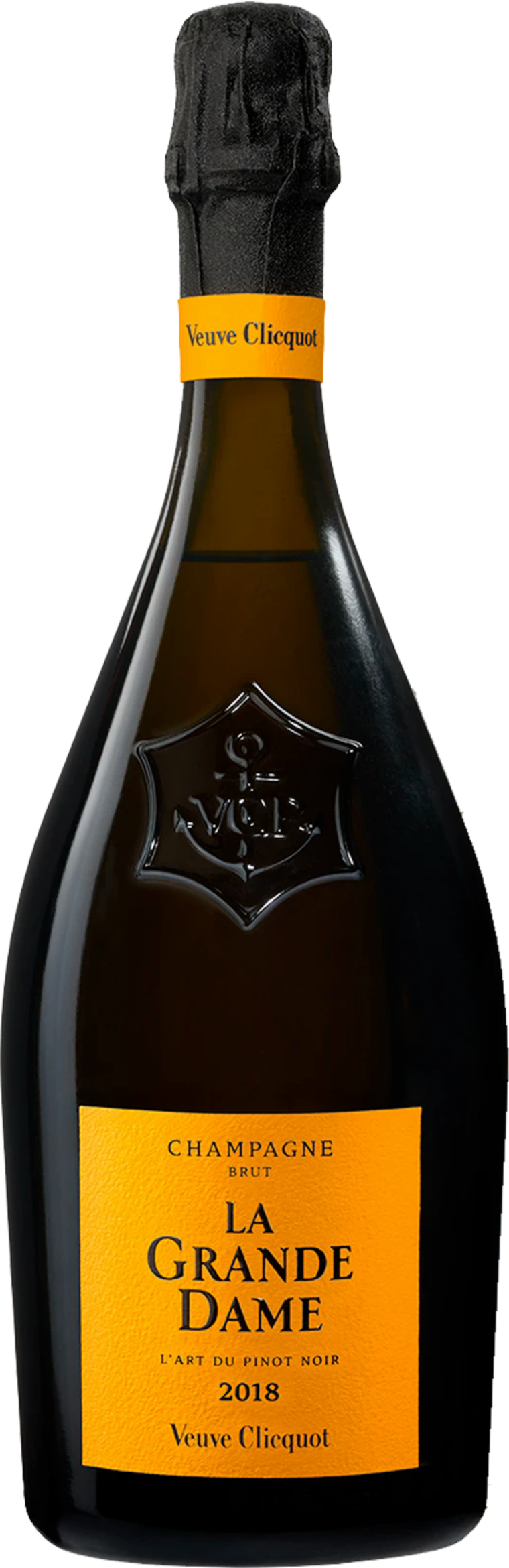 Veuve Clicquot La Grande Dame price guide: a standing bottle of the vintage Champagne